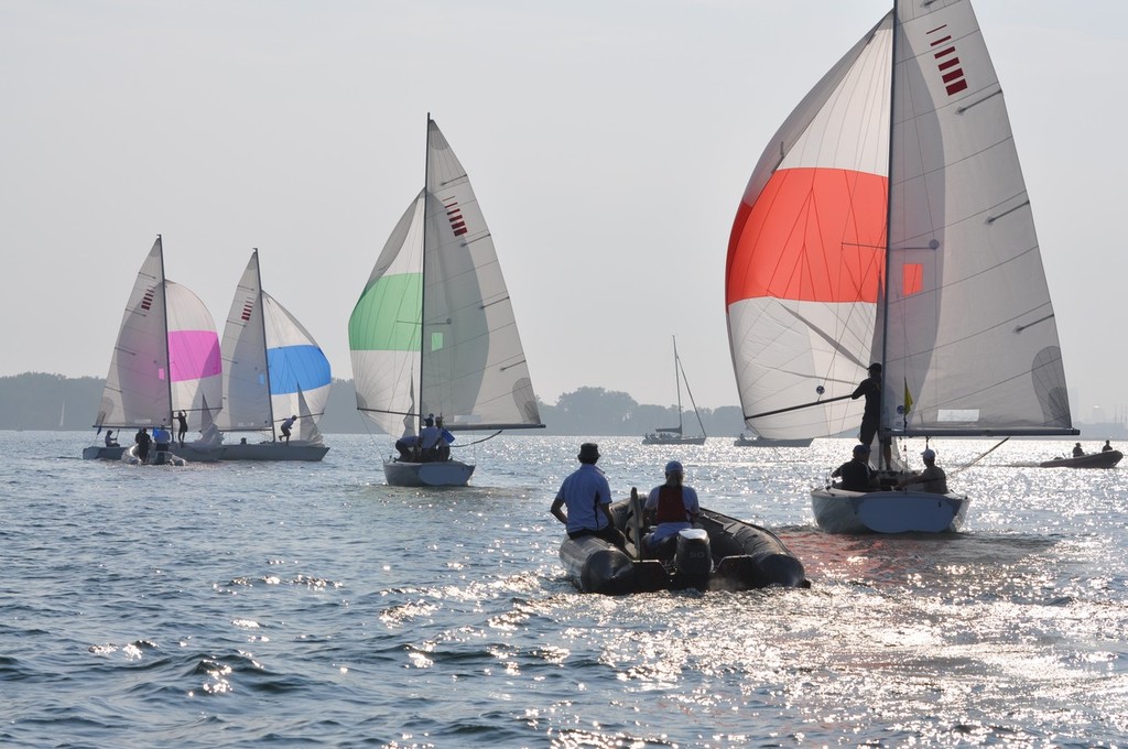 Multiple matches round out the final racing of a long day - York/Stolz Match Race © David Jarvis RCYC Match Racing